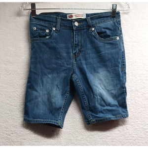 Lee Dungarees Jean Shorts‎ Mens 32x10 Carpenter Denim Blue Work Wear